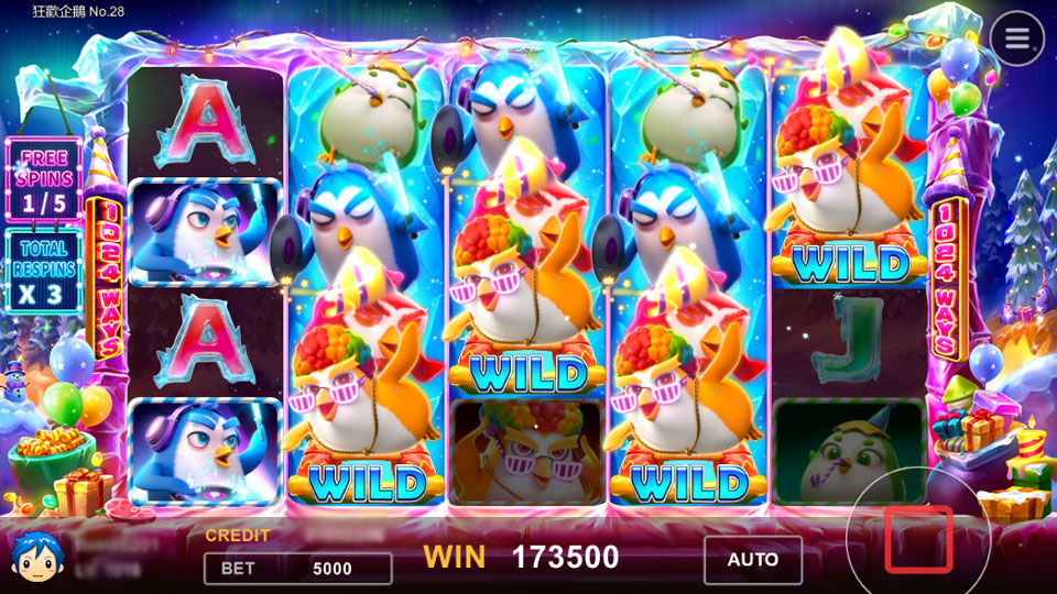 FREE GAME圖示說明-狂歡企鵝