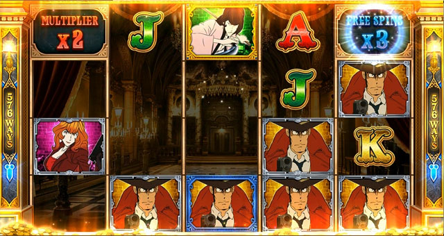 FREE GAME 藍框說明-魯邦三世