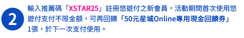 悠遊付最高3%回饋 星城購點滿百抽好禮!