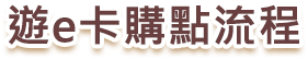 遊e卡購點流程