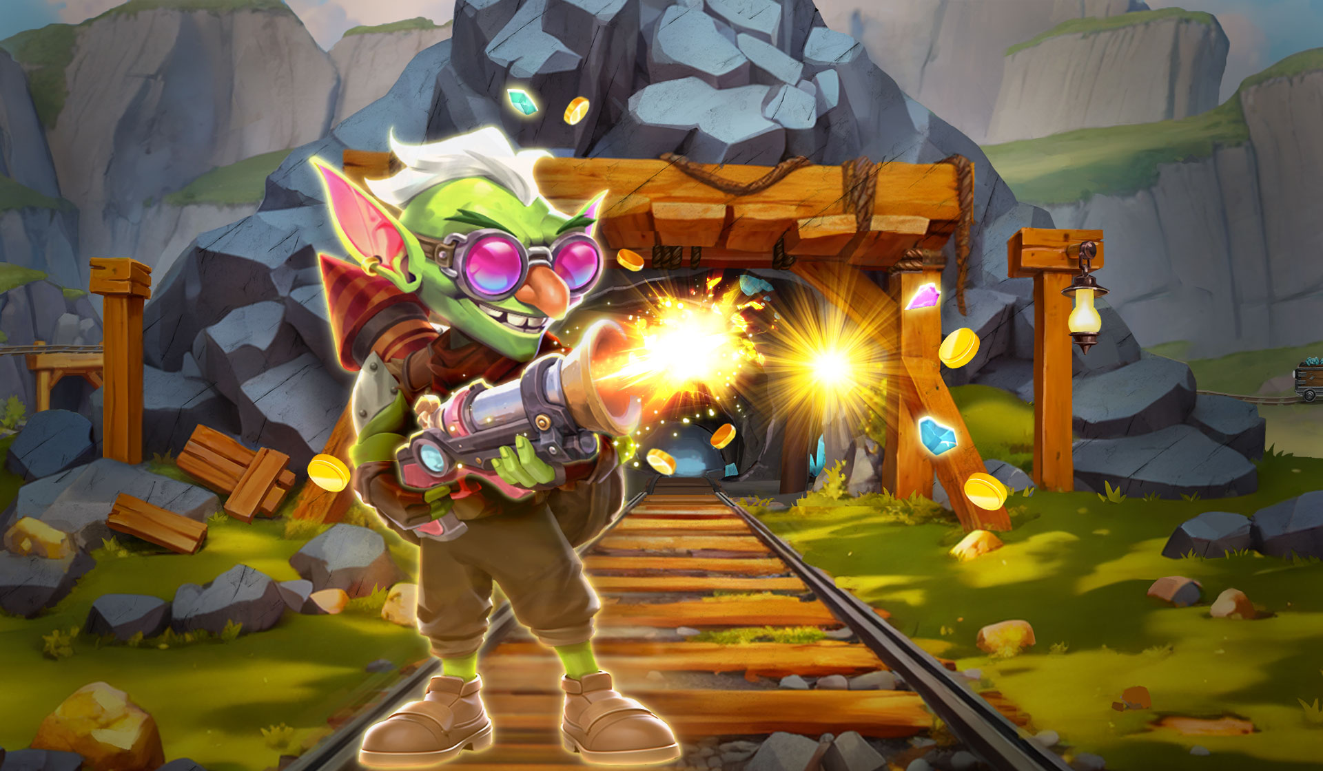 炸彈客哥布林角色圖-轟炸狂歡 